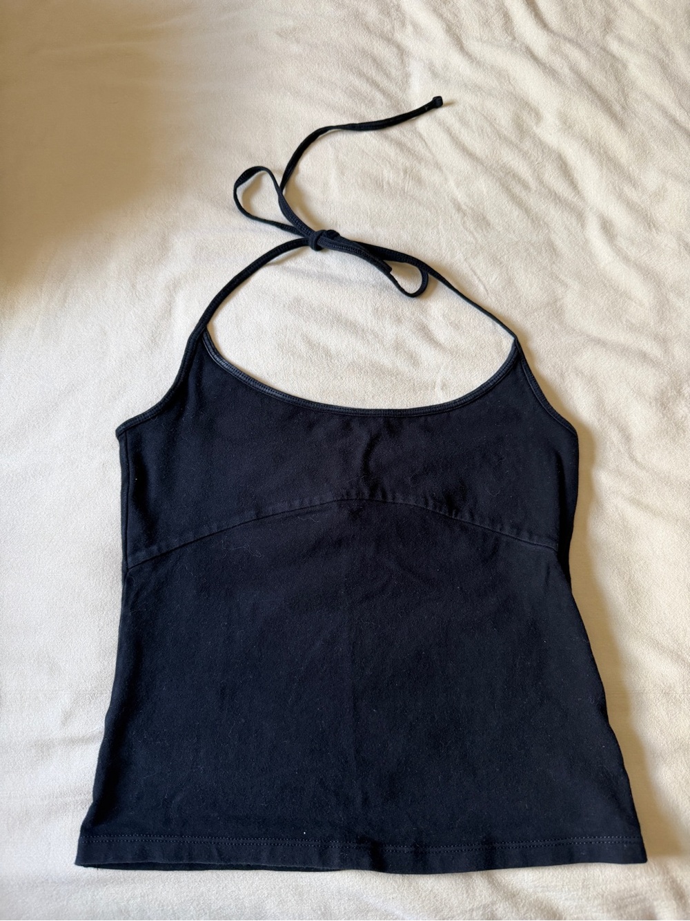 Aritzia Black Halter Top